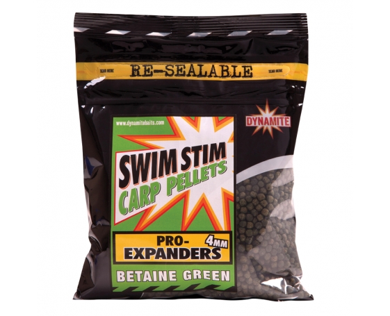 Пеллетс Dynamite Baits Swim Stim Pro-Expanders Betaine Green 4 мм350  SMDY422