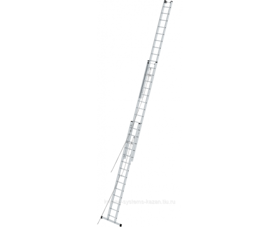 Трёхсекционная лестница с тросом STABILO 3х14