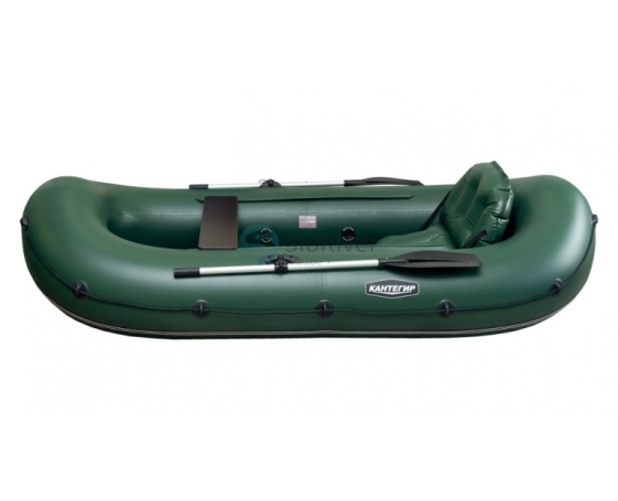 Надувная лодка SibRiver Кантегир-380 гребная 2-х местная (зеленая)