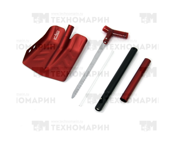 Лопата разборная с пилой SPI (красная) SC-12500RD