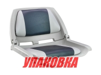 Кресло для катера (яхты) мягкое складное, обивка винил, цвет серый/угольный, Marine Rocket (упаковка из 10 шт.) (75109GC-MR_pkg_10)