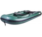 Надувная лодка Yukona (Юкона) 310TSE (AL) -в комплекте с алюминиевым пайлом (зеленая, серая)