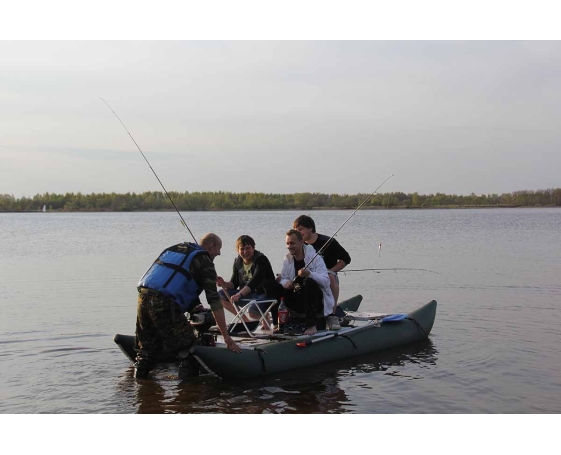 Катамаран рыбака Вольный ветер Дельта 380 14002