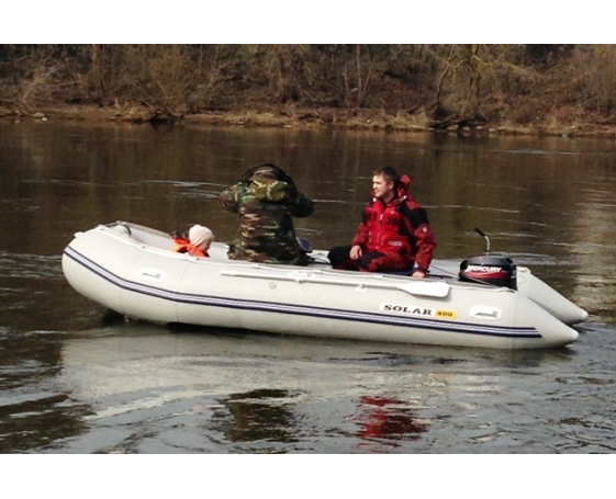 Надувная лодка Солар 400 МК синий 