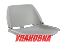 Кресло для катера (яхты) складное, пластик, цвет серый, Marine Rocket (упаковка из 4 шт.) (75110G-MR_pkg_4)