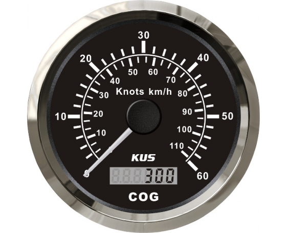 Спидометр KUS GPS аналоговый (BS), 60 узл.
