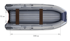 Надувная лодка Флагман DK 430 IGLA