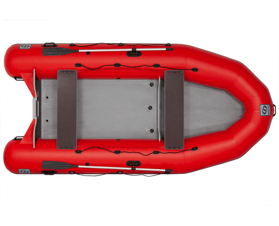 Надувная лодка Фрегат 430 FM Light Jet  (лп, красная)