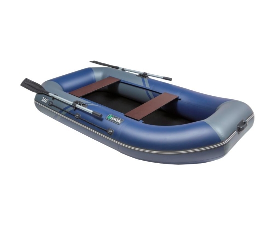 Надувная лодка Пеликан GAVIAL 240НТ навесной транец + слань 1,5м SPORT