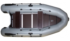 Надувная лодка Фрегат 370 Pro (лп, серая)
