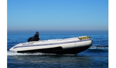 Надувная лодка Солар 450 К светло-серый