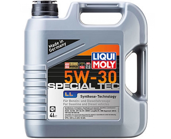 НС-синтетическое моторное масло LIQUI MOLY Special Tec LL (Leichtlauf Special LL) 5W-30 4L 7654