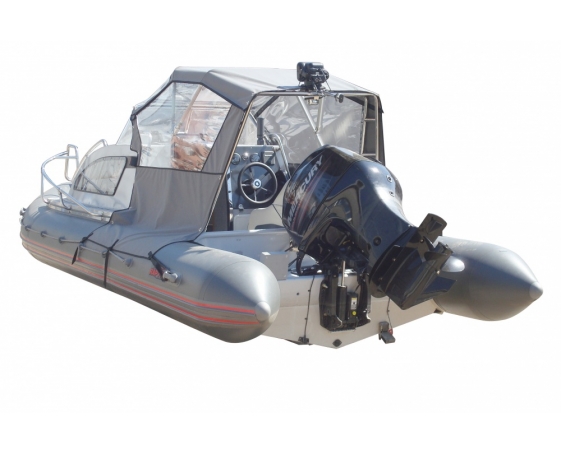 Надувная лодка Риб Мнев Раптор М-620АК (алюминиевое дно, каюта)