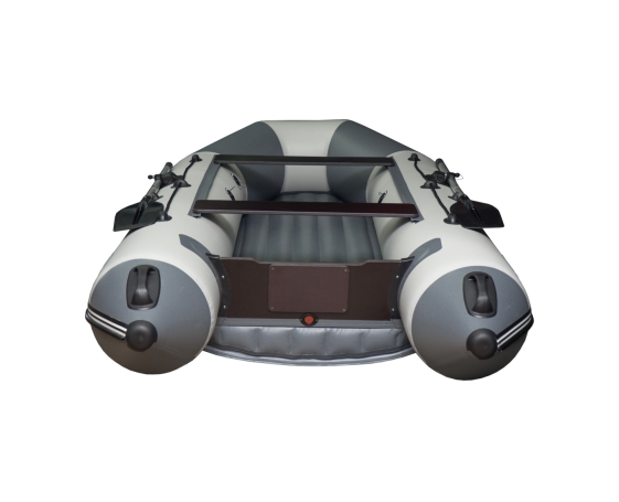 Надувная лодка SibRiver Таймыр-350 НДНД (серая-двухцветная)