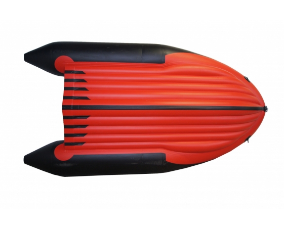 Надувная лодка Badger ARL420 (Черный/красный)