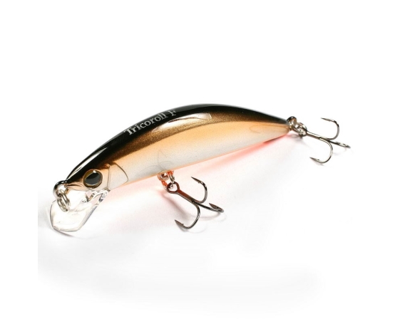 Воблер JACKALL TIMON Tricoroll 55F silver & black