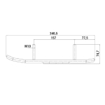 Конек лыжи снегохода BRP 100326T