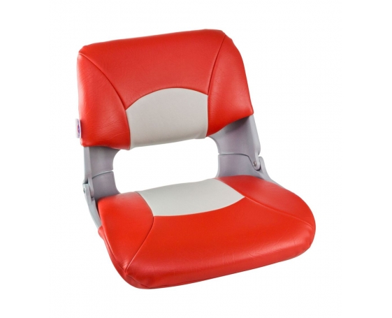 Кресло складное SKIPPER, серый/красный (упаковка из 10 шт.)