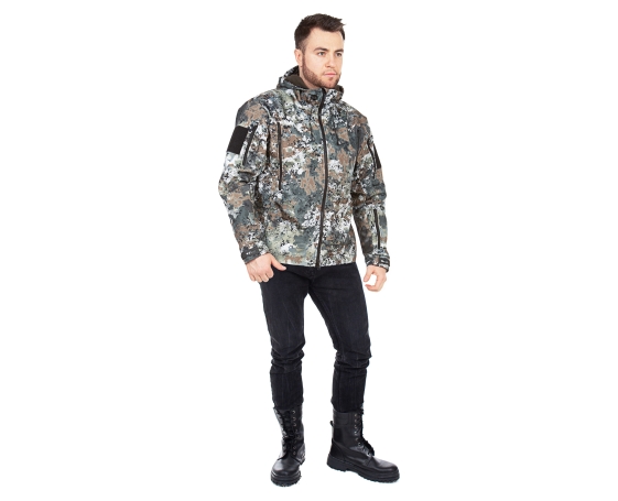 Куртка демисезонная Камелот цвет Гамма Пиксель ткань Softshell* р.44-46 4627161770120