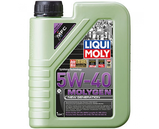 НС-синтетическое моторное масло LIQUI MOLY Molygen New Generation 5W-40 1L 9053