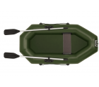 Надувная лодка Фрегат М1 (с вёслами, зеленая)