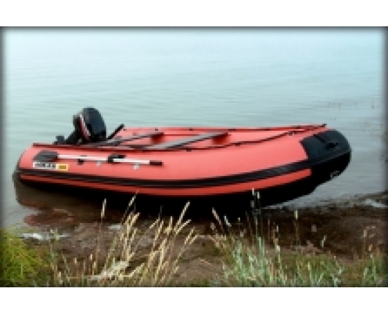 Надувная лодка Solar (Солар)-380 К (Оптима) Красный