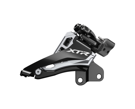 Перек-ль передний Shimano XTR, M9100-E, 2x12ск, e-type, Side Swing, верхн. Тяга, для 38T, CL:50/53мм