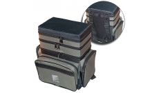Ящик-сумка-рюкзак рыболовный зимний пенопластовый 3-х ярусный B-3LUX  арт.B-3LUX