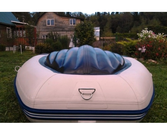 Надувная лодка Solar (Солар)-350 К (Максима) Серый