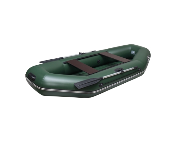Надувная лодка SibRiver Агул-270 (надувное дно) гребная 2-местная (серая)