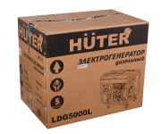 Электрогенератор дизельный LDG 5000L Huter