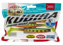 Виброхвосты LJ 3D Series KUBIRA SWIM SHAD 5,0in (12,50)/PG01 3шт.