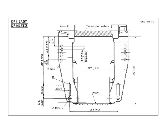 Подвесной лодочный мотор Suzuki (Сузуки) DF140 ATL