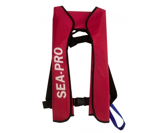 Автоматический надувной спасательный жилет Sea-Pro красный