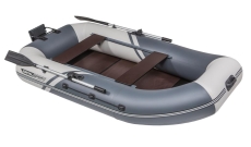 Надувная лодка Пеликан GAVIAL 260НТ SPORT навесной транец + слань 1,5м