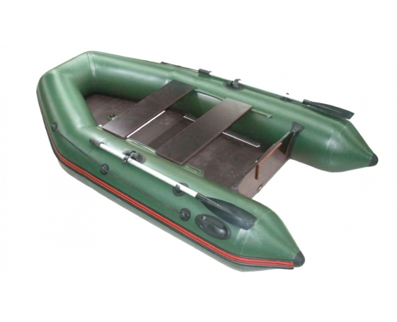 Надувная лодка Мнев Botsman BSN-280E (олив./серый)