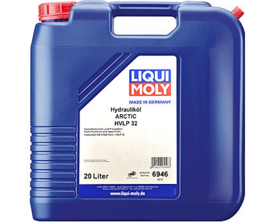 Минеральное гидравлическое масло LIQUI MOLY Hydraulikoil Arctic HVLP 32 20L 6946