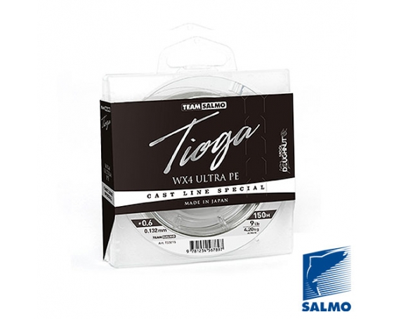 Леска плетёная Team Salmo TIOGA Silver Grey 150/020 арт.TS5015-020