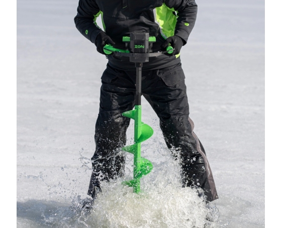 Электрический ледобур ION Alpha Poly 8" композитный шнек