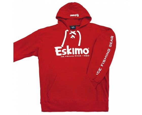 Свитер Eskimo Red Hockey Lace Hoodie (Small)