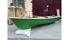 Корпусная лодка Виза-Яхт ВИЗА Нейва-4 (стандарт) Белый-Бирюзовый цвет