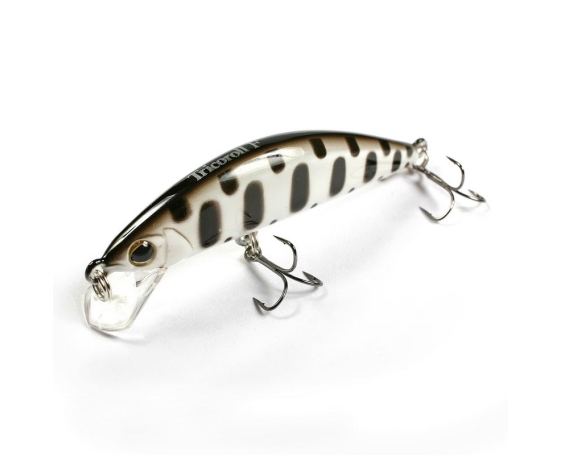 Воблер JACKALL TIMON Tricoroll 55F white & black yamame