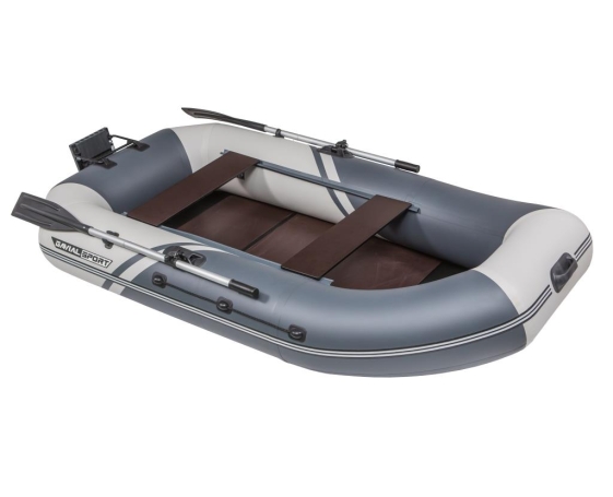 Надувная лодка Пеликан GAVIAL 260НТ SPORT навесной транец + слань 1,5м