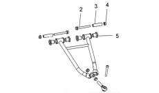 Комплект втулок для верхних рычагов (SM-08213, SM-08214) Polaris SM-08274 SPI