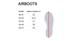 Сапоги зим. Norfin AIRBOOTS с манж. антрац. -50С EVA р.42-43