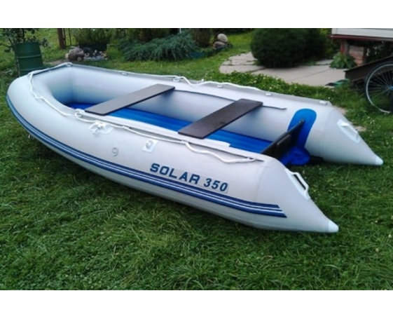 Надувная лодка Solar (Солар) 350 К (Максима), Серый
