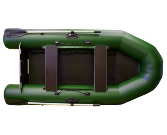 Надувная лодка Фрегат 280 ES зеленая