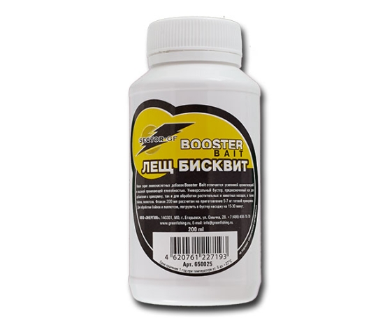 Добавка аминокислотная GF Booster Bait ЛЕЩ Бисквит 0.200л арт.650025