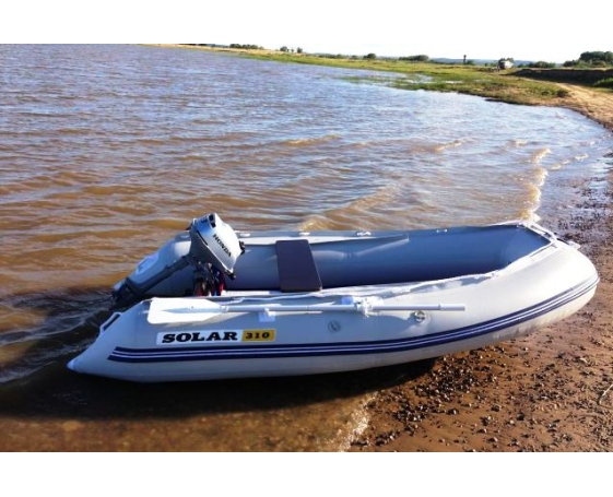 Надувная лодка Солар 310 светло-серый