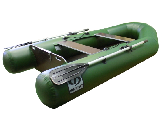 Надувная лодка Фрегат 280 E Лайт, зеленая